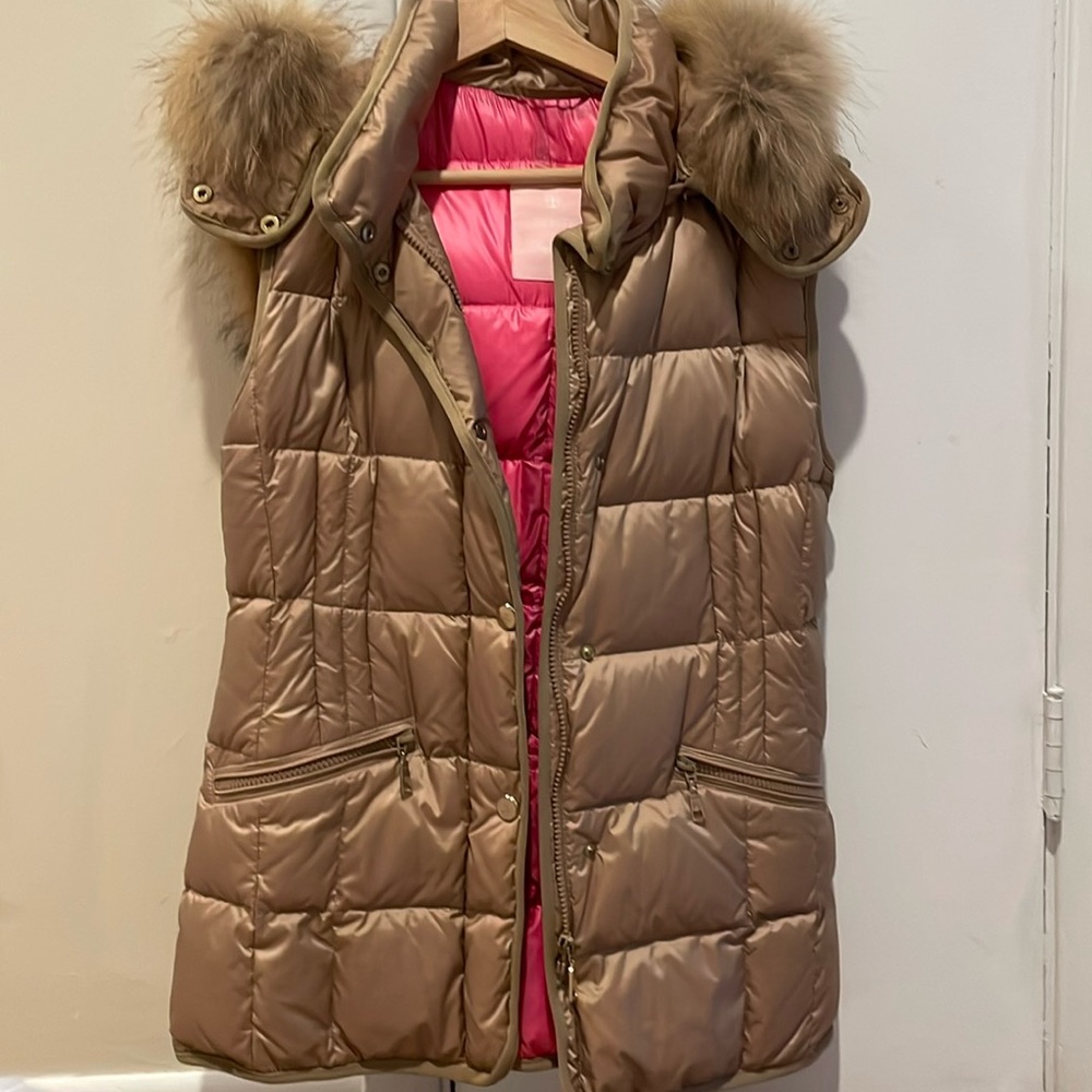 BASLER puffy women vest gold 36